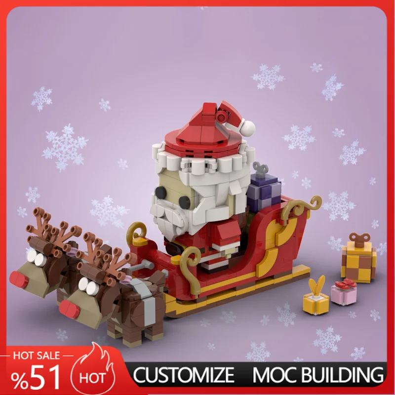 576PCS Santa Claus Christmas Holiday Figure Red White Model Custom Puzzle DIY Assembly Creative Building Blocks Collectible Gift
576PCS Santa Claus Christmas Holiday Figure Red White Model Custom Puzzle DIY Assembly Creative Building Blocks Collectible Gift