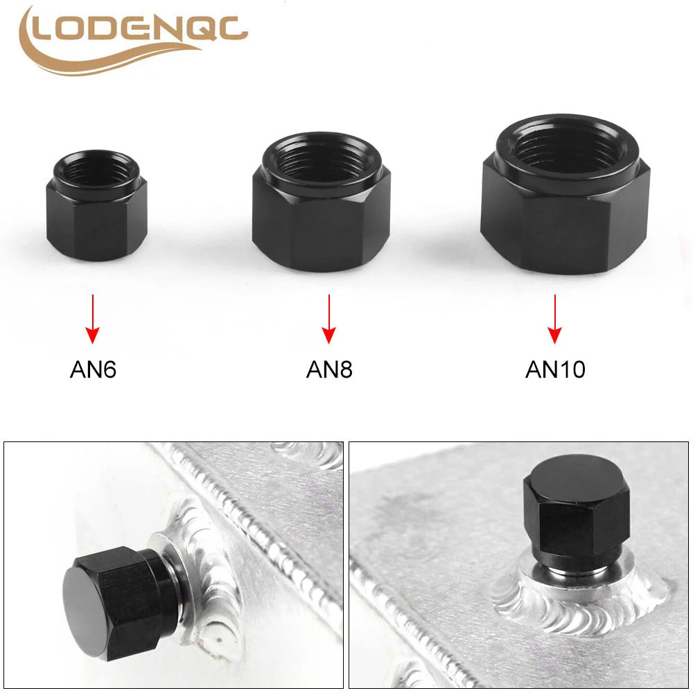 1PCS Aluminum 6-AN 8-AN 10-AN Adapter Female Flare End Cap Plug Tube Nut AN6 AN8 AN10 Fitting LC101894
1PCS Aluminum 6-AN 8-AN 10-AN Adapter Female Flare End Cap Plug Tube Nut AN6 AN8 AN10 Fitting LC101894
