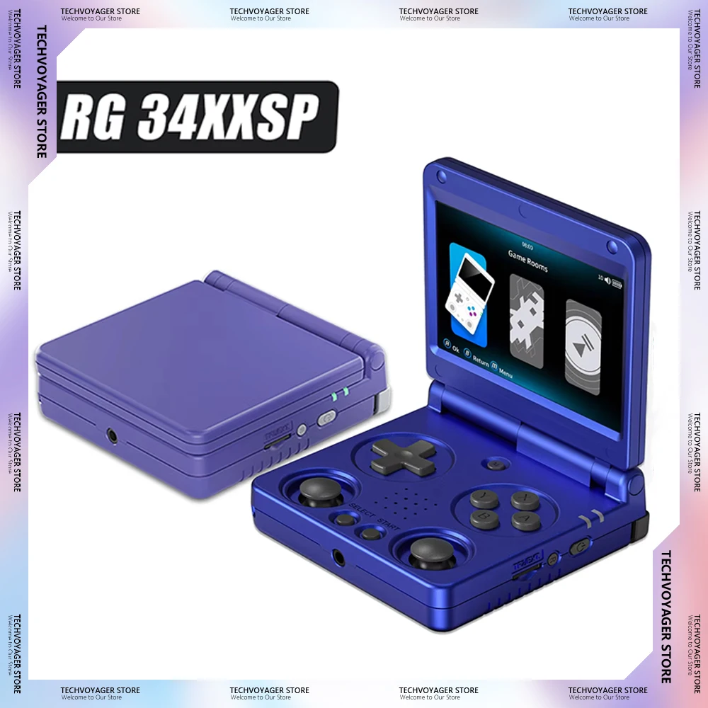 ANBERNIC RG34XXSP Video Game Consoles Linux H700 64bit 3.4IPS Flip Handheld Console Screen Supports WIFI 256G PSP Game RG 34XXSP
ANBERNIC RG34XXSP Video Game Consoles Linux H700 64bit 3.4IPS Flip Handheld Console Screen Supports WIFI 256G PSP Game RG 34XXSP