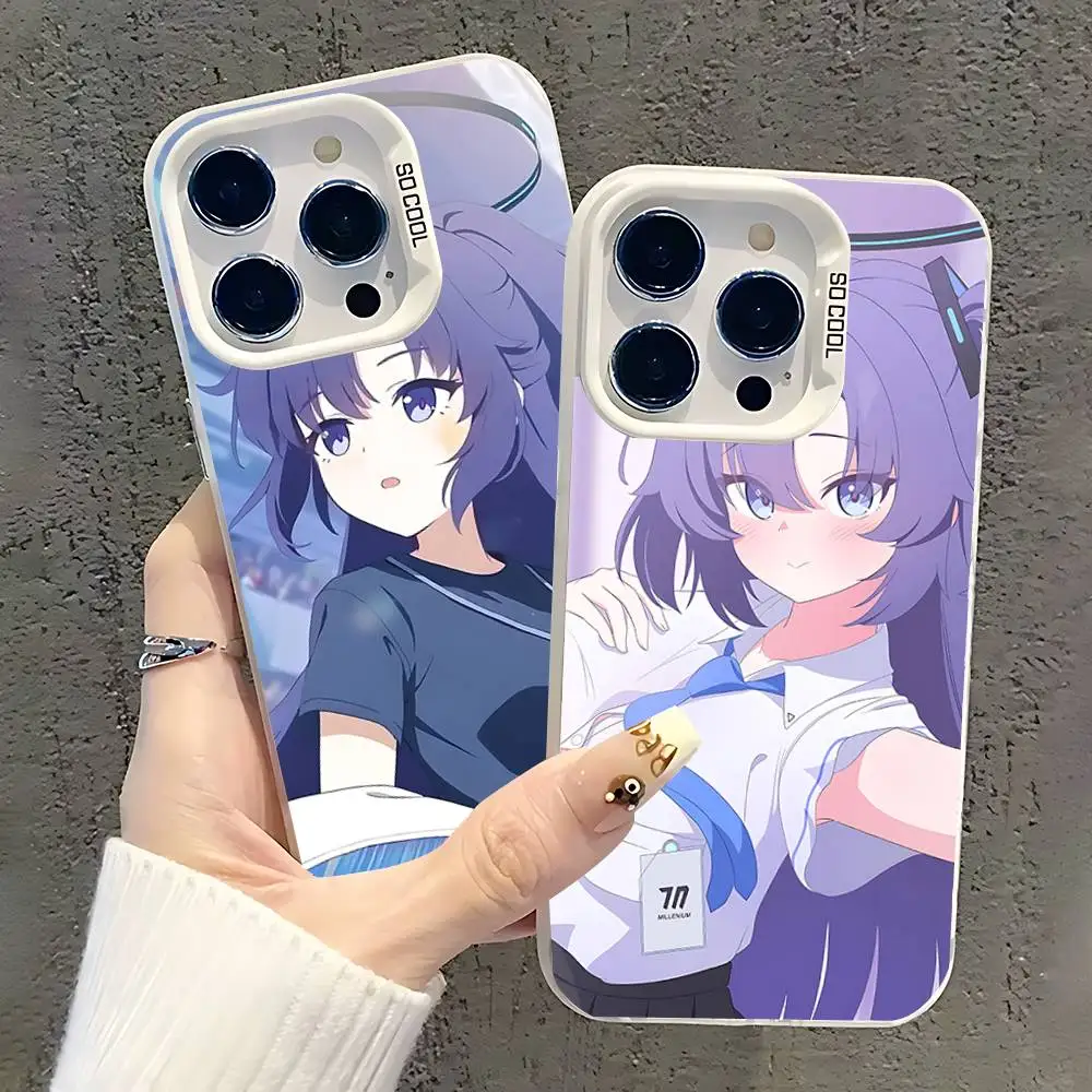Hayase Yuuka Blue A-Archive Case For iPhone 17,16,15,14,13,12,11,Pro,XS,Max,Plus,Mini,SE White Candy Matte Shockproof Cover
Hayase Yuuka Blue A-Archive Case For iPhone 17,16,15,14,13,12,11,Pro,XS,Max,Plus,Mini,SE White Candy Matte Shockproof Cover