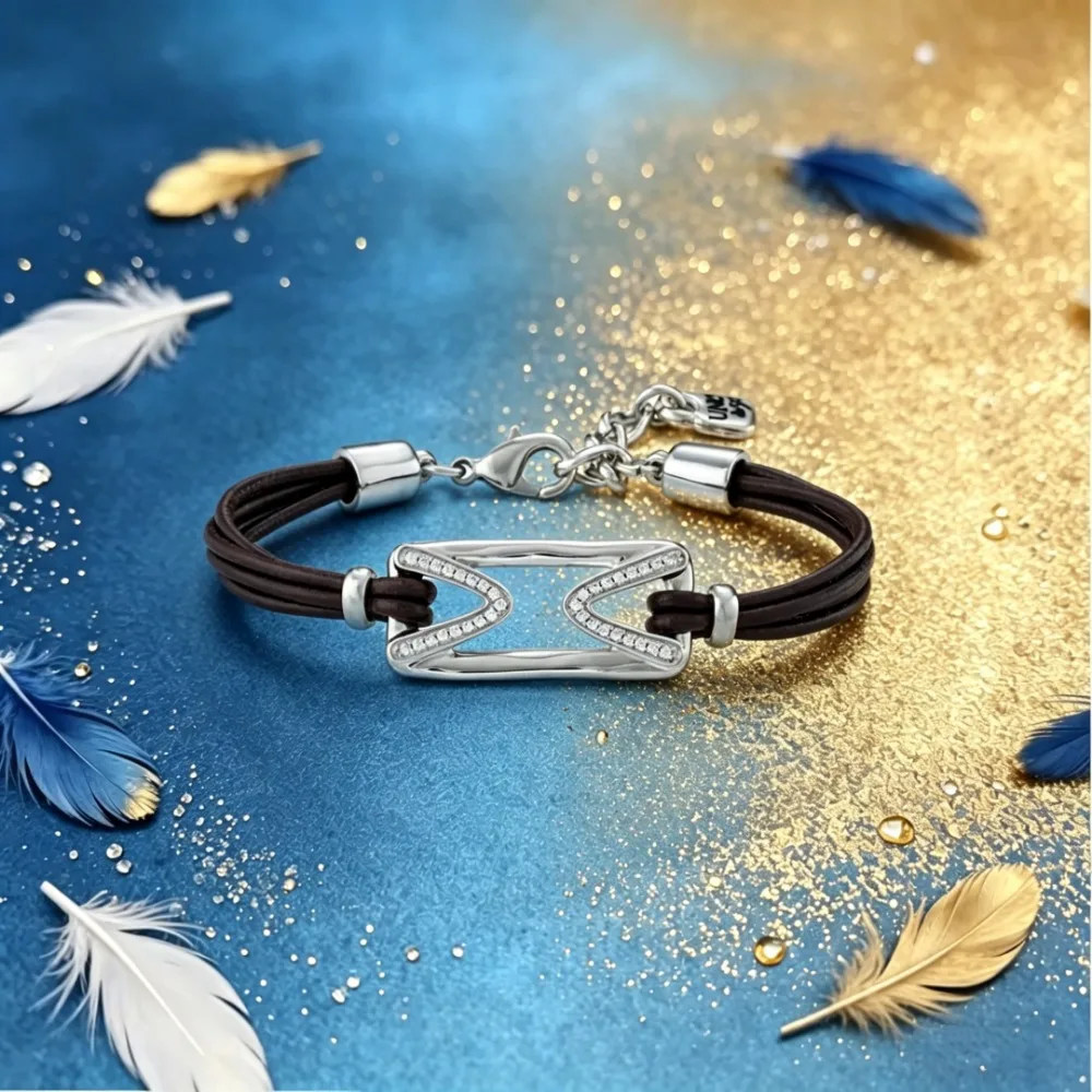 2026 New Spain S925 Silver Fashion Leather Rope Bracelet, European and American Style Boutique Jewelry
2026 New Spain S925 Silver Fashion Leather Rope Bracelet, European and American Style Boutique Jewelry
