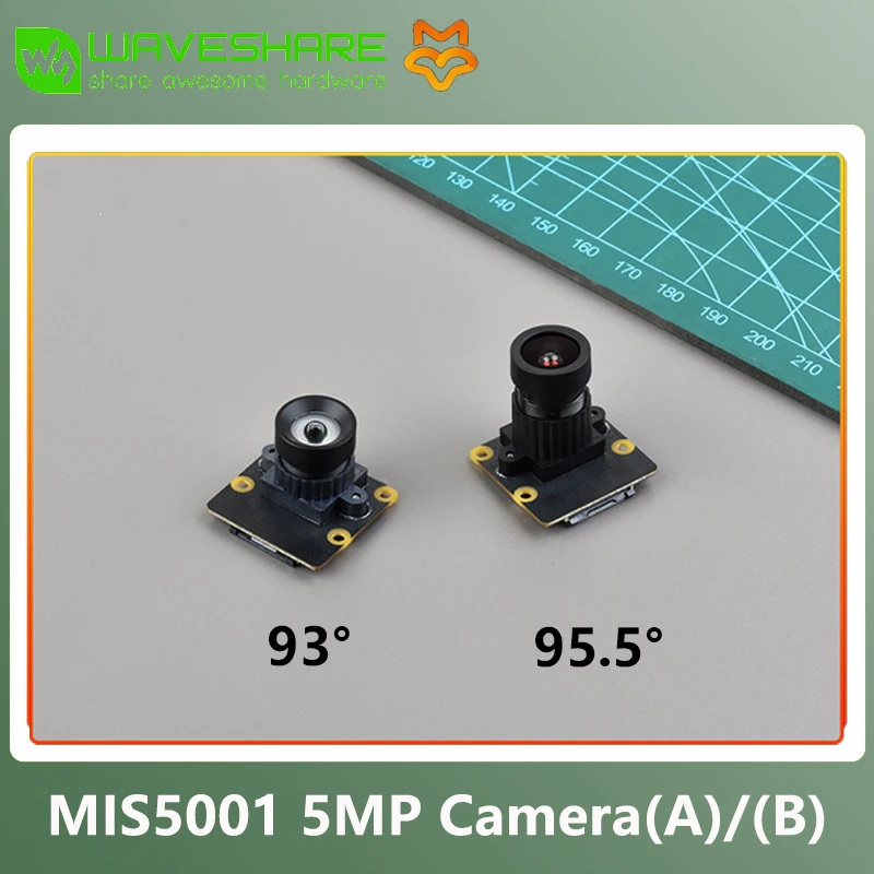 MIS5001 5MP Wide-Angle Lens Camera Module, Low Dark Current,High Sensitivity Compatible with RV1106 Luckfox Pico Series Boards
MIS5001 5MP Wide-Angle Lens Camera Module, Low Dark Current,High Sensitivity Compatible with RV1106 Luckfox Pico Series Boards