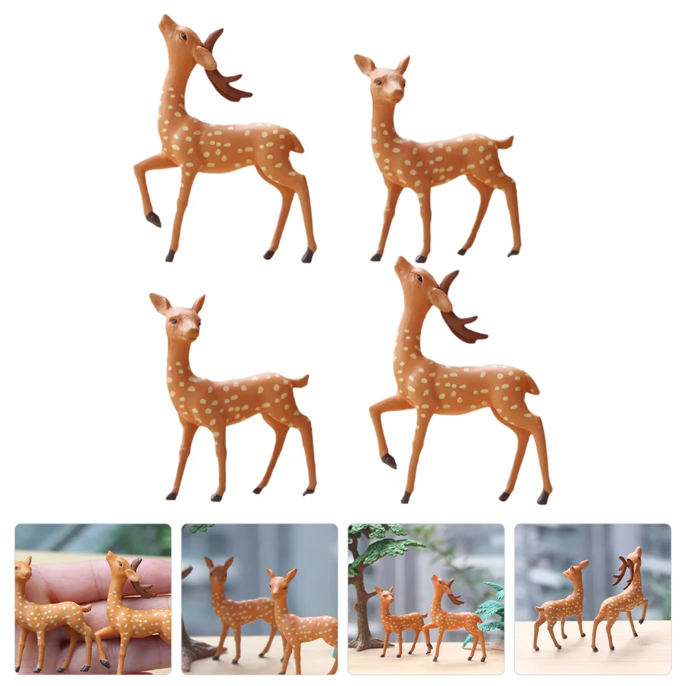 4 Pcs Model Animal Statue Toddler Christmas Stuffed Animals Figurines Pvc Craft Deer
4 Pcs Model Animal Statue Toddler Christmas Stuffed Animals Figurines Pvc Craft Deer