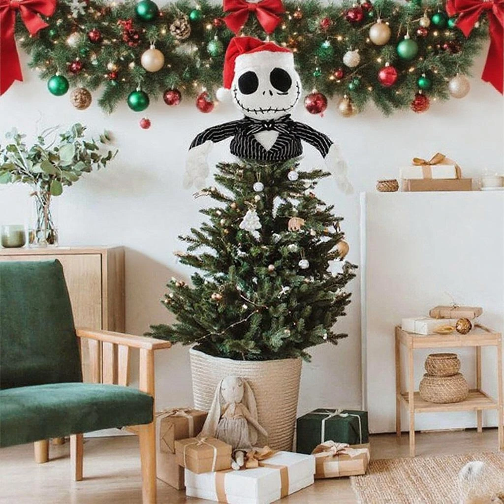 Classic Christmas Tree Top Hat Nightmare Before Christmas Jack Decorative Gift Living Room Coffee Shop Bar Decoration Ornaments 
Classic Christmas Tree Top Hat Nightmare Before Christmas Jack Decorative Gift Living Room Coffee Shop Bar Decoration Ornaments