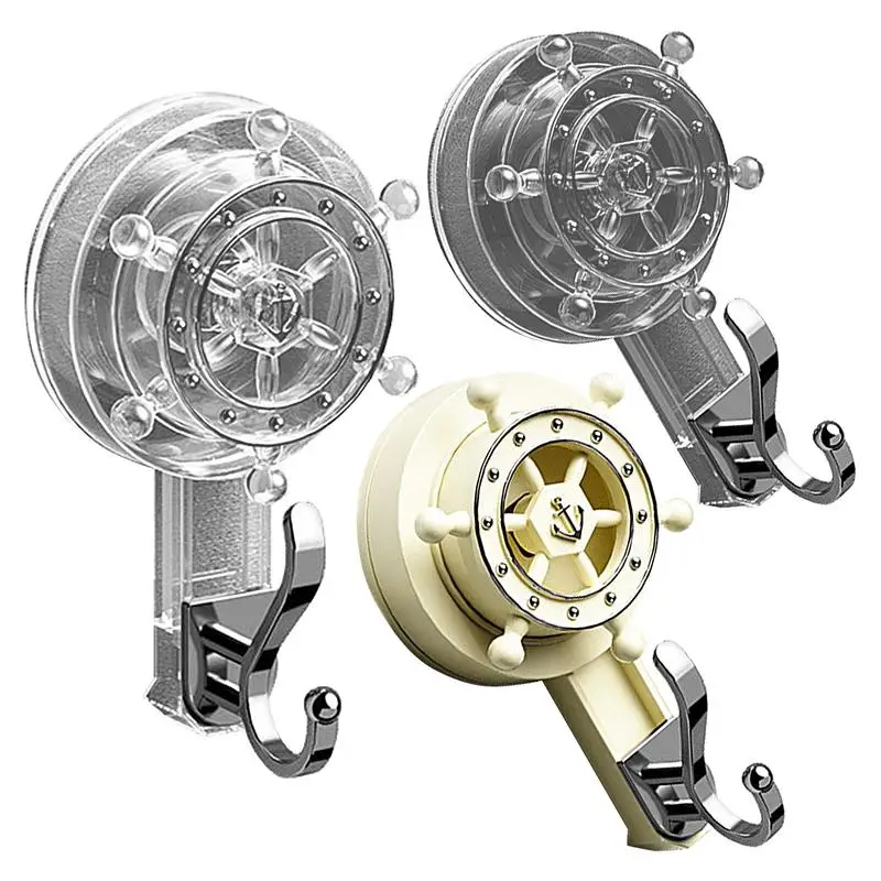 Vacuum Suction Cup Hooks Heavy Duty Vacuum Suction Hanger Removable and Reusable Ship Wheel Shape Suction Hook for Window
Vacuum Suction Cup Hooks Heavy Duty Vacuum Suction Hanger Removable and Reusable Ship Wheel Shape Suction Hook for Window