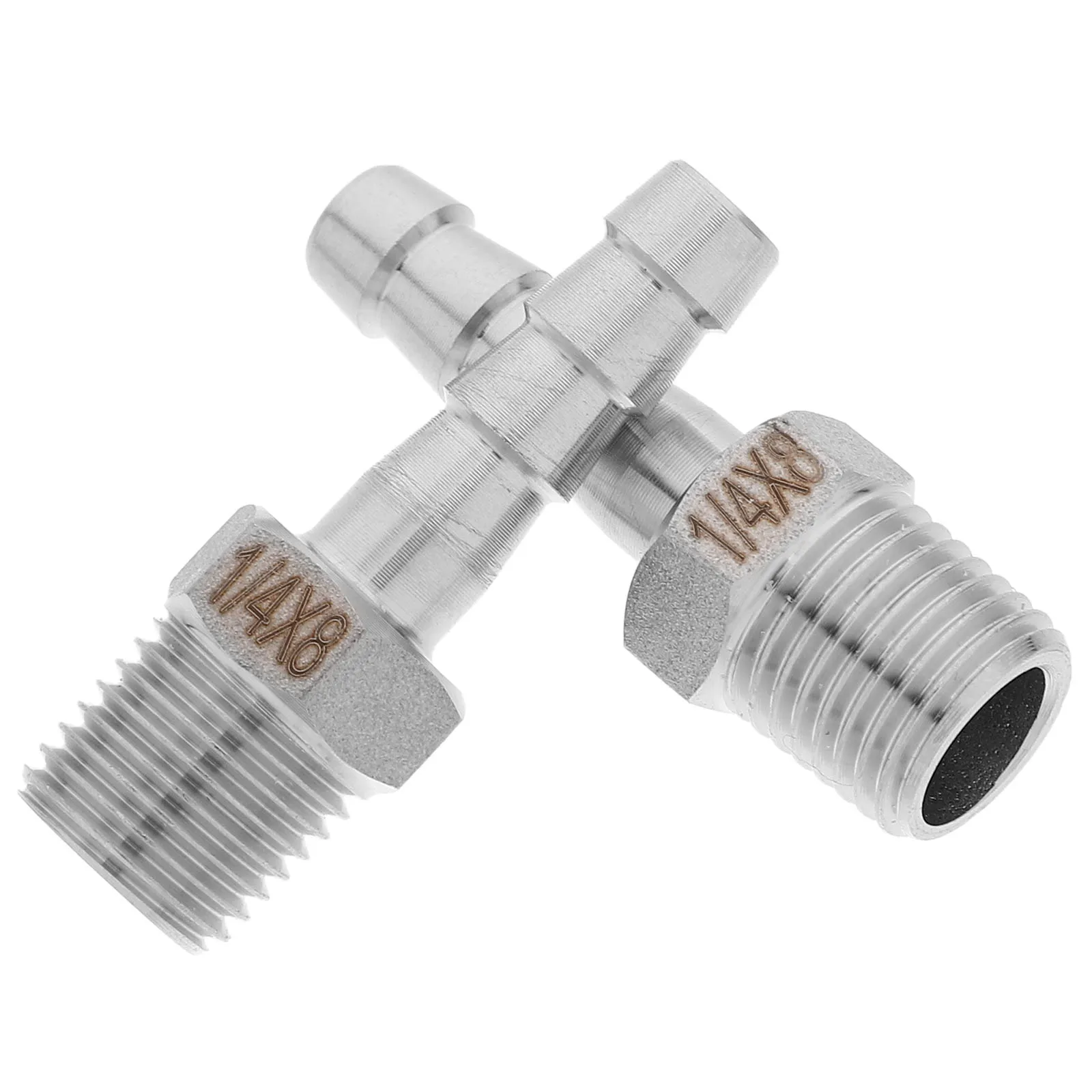 Stainless Steel Hose Barb Fitting Set Silver Gas Pipe Connector Leakproof Wear-Resistant NPT Thread Air Water PEX Hose Adapter
Stainless Steel Hose Barb Fitting Set Silver Gas Pipe Connector Leakproof Wear-Resistant NPT Thread Air Water PEX Hose Adapter