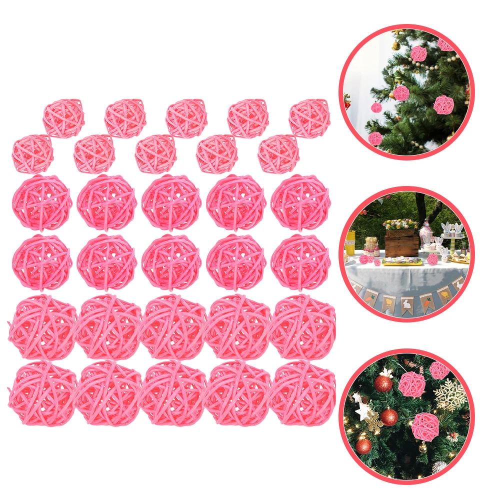 30Pcs Pink Decorative Balls Hanging Decorations Wedding Christmas Table Centerpiece Bowl Vase Filler Home Decor
30Pcs Pink Decorative Balls Hanging Decorations Wedding Christmas Table Centerpiece Bowl Vase Filler Home Decor