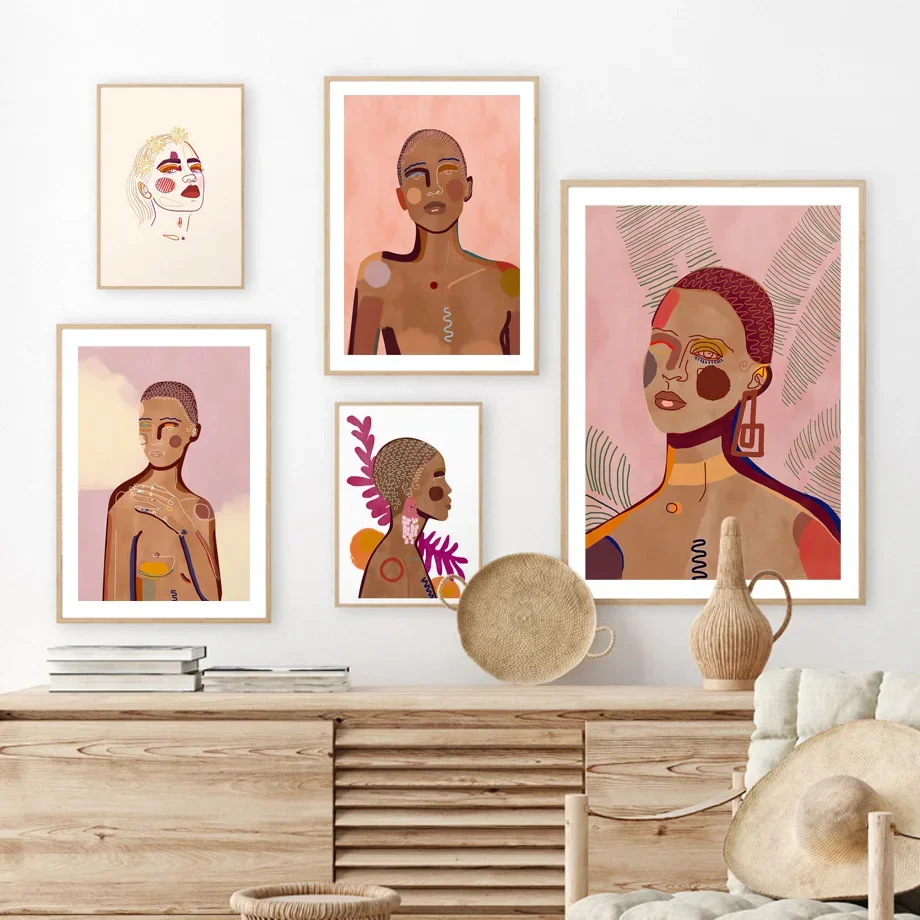 Abstract Vintage Girl Portrait Face Feminist Untitled Art Canvas Painting Posters And Prints Wall Pictures For Living Room Decor
Abstract Vintage Girl Portrait Face Feminist Untitled Art Canvas Painting Posters And Prints Wall Pictures For Living Room Decor