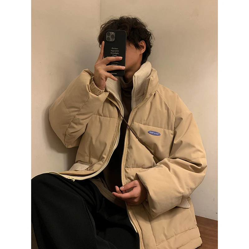 Мужская утепленная хлопковая куртка свободного кроя: теплая, модная, повседневная, зимняя верхняя одежда в американском ретро-стиле рабочей одежды
Мужская утепленная хлопковая куртка свободного кроя: теплая, модная, повседневная, зимняя верхняя одежда в американском ретро-стиле рабочей одежды