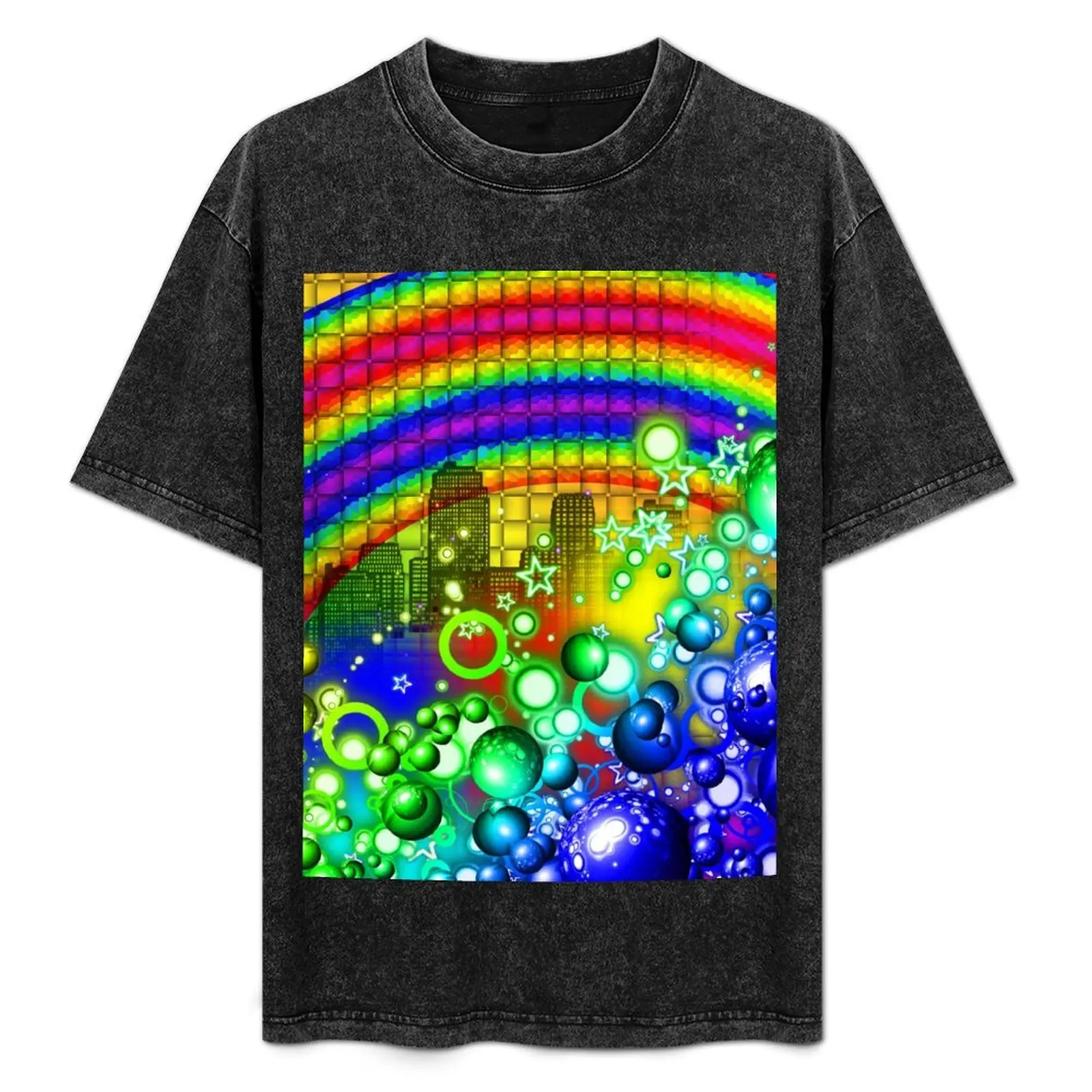 Rainbow Splash City T-Shirt Running Gym Short Sleeve Sports Tee
Rainbow Splash City T-Shirt Running Gym Short Sleeve Sports Tee