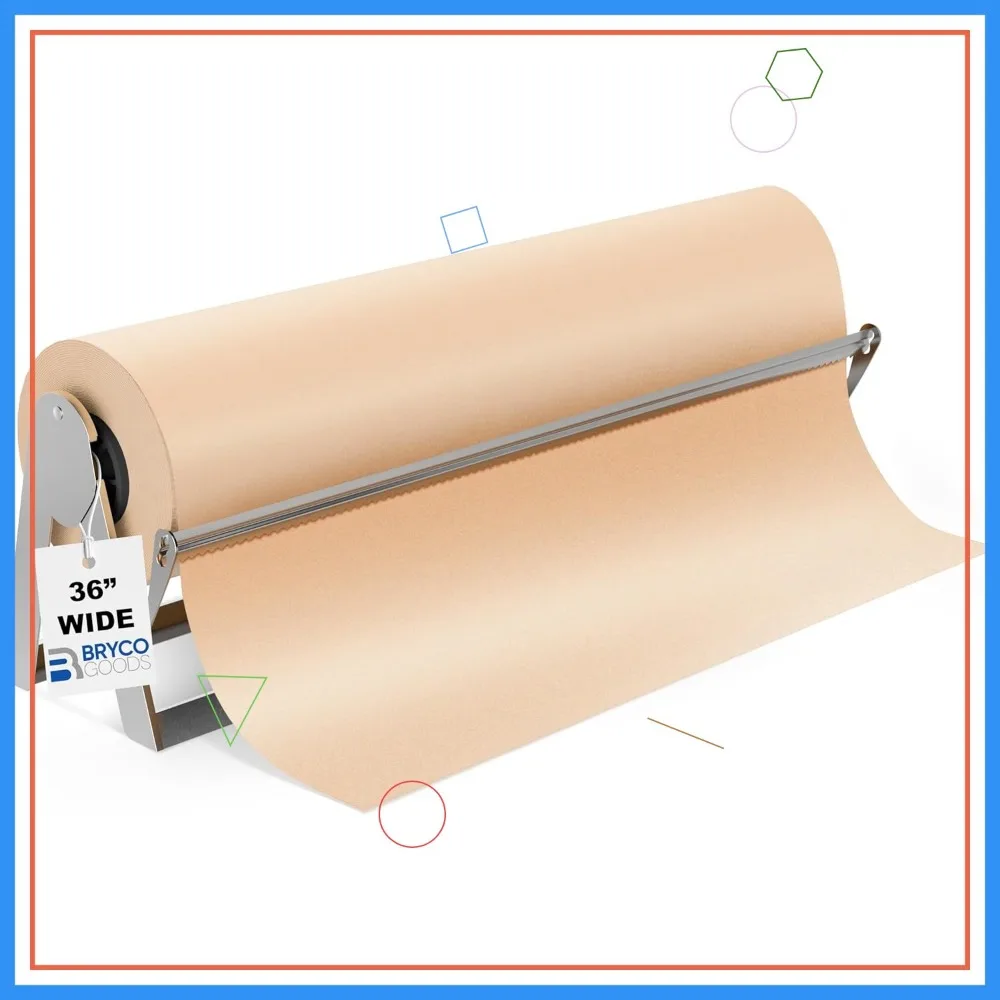 36 Inches All Paper Roll Dispenser and Cutter, Heavy-Duty Steel, Wall Mountable & Tabletop, Holds Up to 1000ft Rolls
36 Inches All Paper Roll Dispenser and Cutter, Heavy-Duty Steel, Wall Mountable & Tabletop, Holds Up to 1000ft Rolls