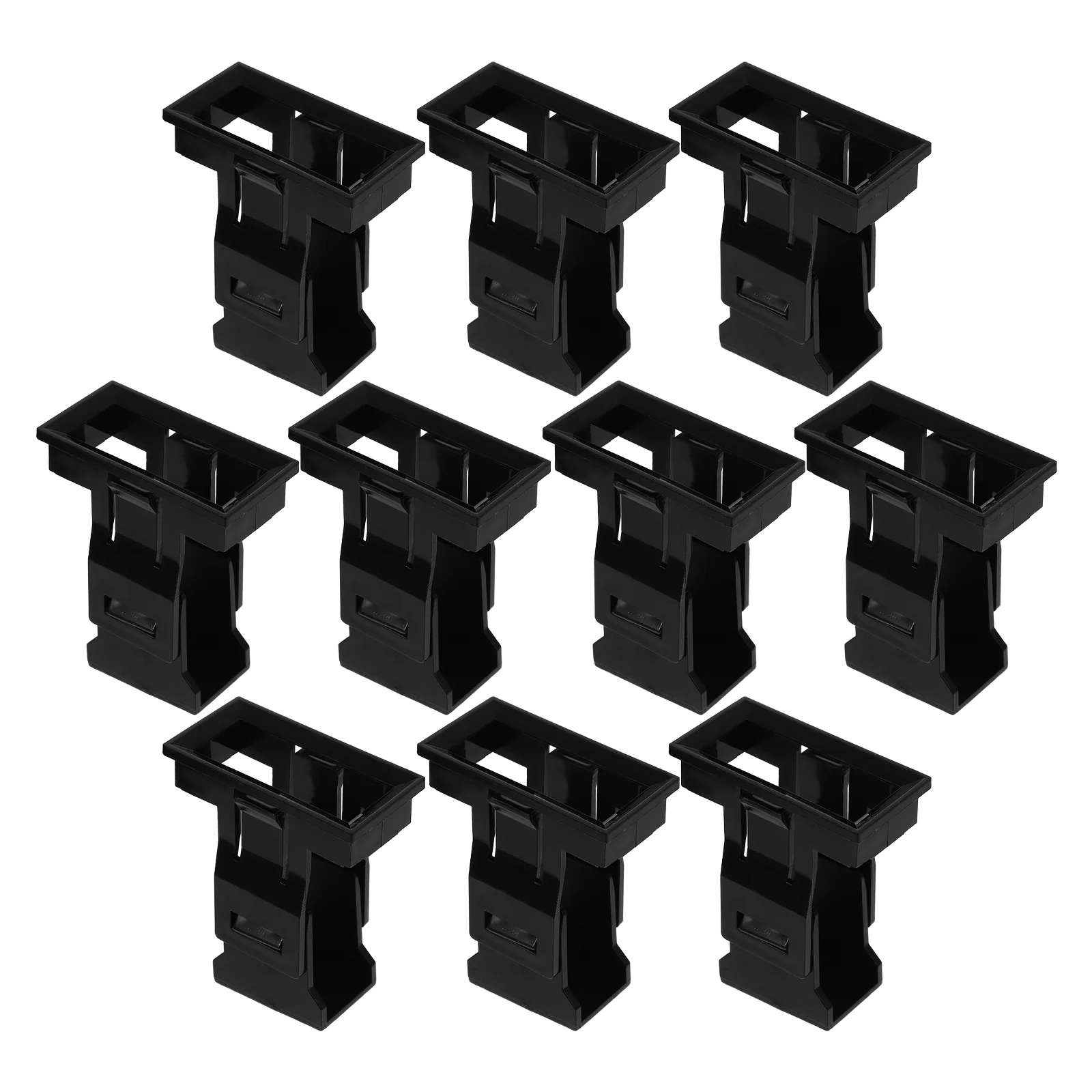 10pcs Bracket Plastic Spacesaving Design Easy Installation Suitable Home Office Mall Concealed Mount
10pcs Bracket Plastic Spacesaving Design Easy Installation Suitable Home Office Mall Concealed Mount