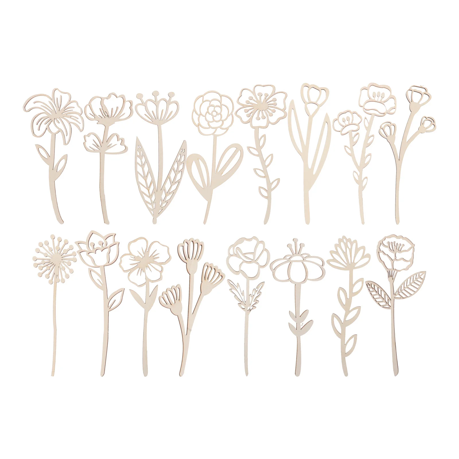 16Pcs Wooden Floral Cutouts Rustic Wildflowers DIY Wood Flowers for Home Decor Wedding Party Crafting Supplies
16Pcs Wooden Floral Cutouts Rustic Wildflowers DIY Wood Flowers for Home Decor Wedding Party Crafting Supplies
