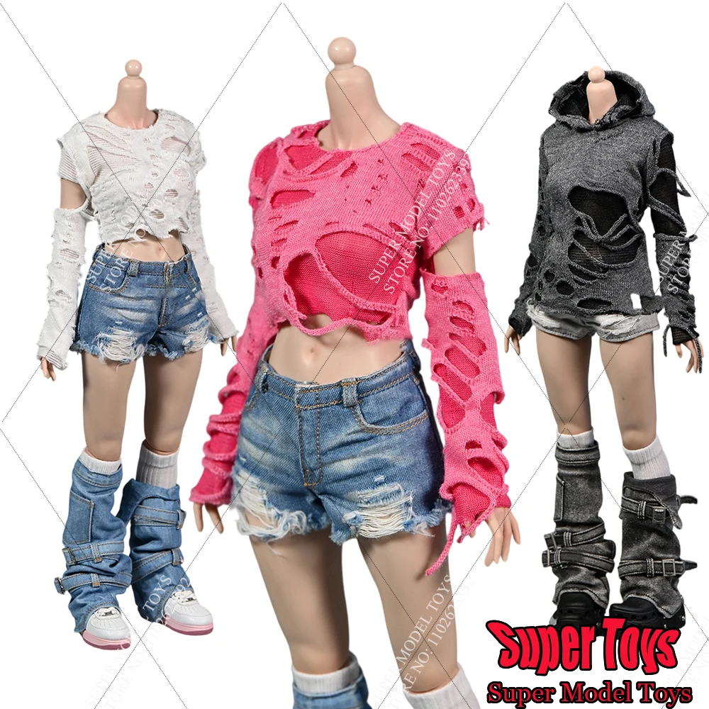 1/6 Women Soldier Sweatshirt Distressed Wasteland Style Pullover Broken Hole Long Sleeves Hoodie For 12-inch Action Figure Doll
1/6 Women Soldier Sweatshirt Distressed Wasteland Style Pullover Broken Hole Long Sleeves Hoodie For 12-inch Action Figure Doll