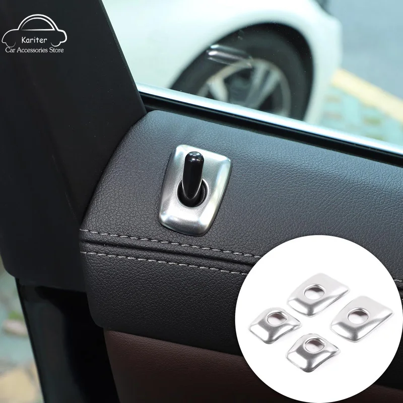 For BMW X5 X6 X7 G05 G06 G07 Silver Stainless Steel Car Interior Door Lock Knob Pin Cover Button Protective Trim Car Accessories
For BMW X5 X6 X7 G05 G06 G07 Silver Stainless Steel Car Interior Door Lock Knob Pin Cover Button Protective Trim Car Accessories