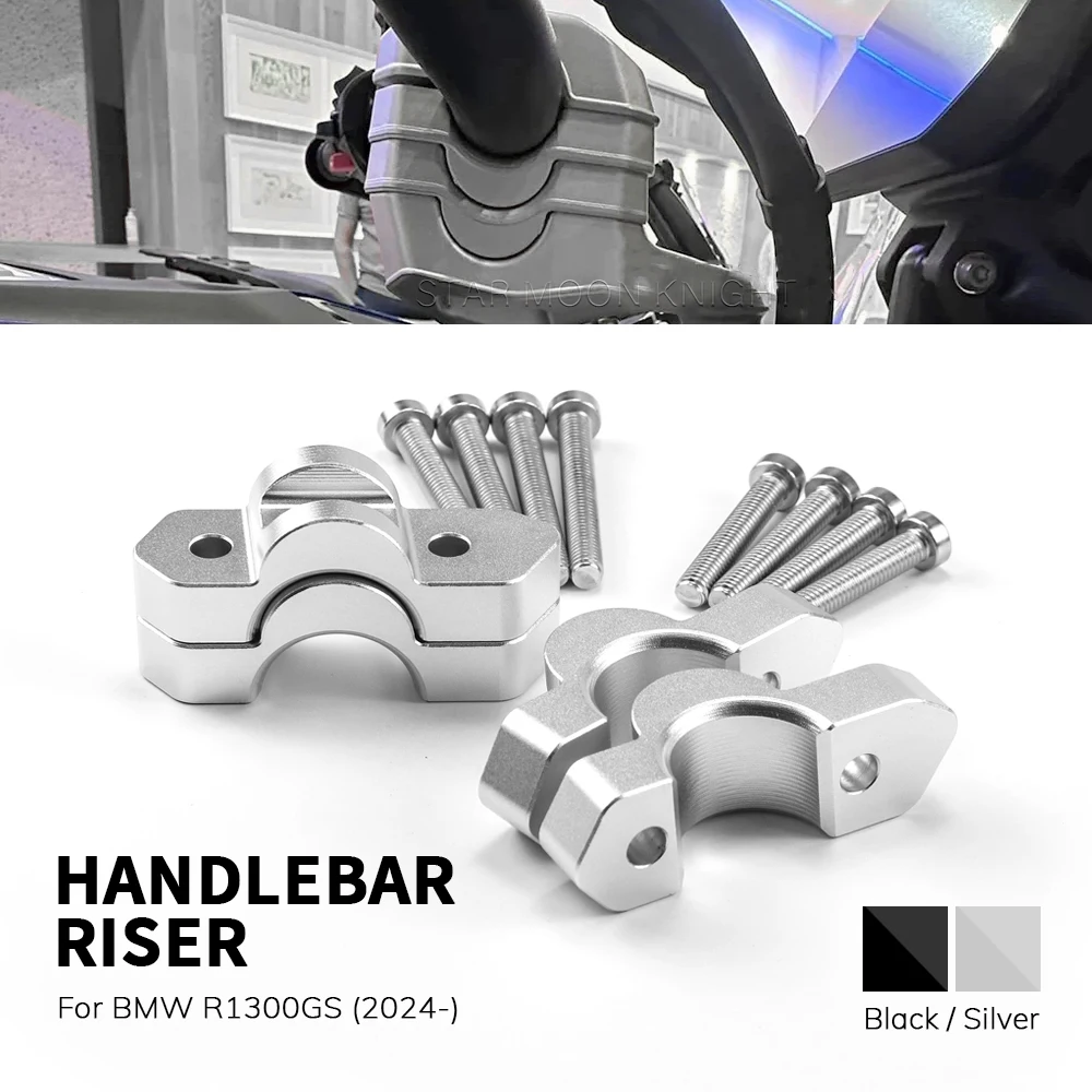 Motorcycle Handlebar Riser Drag Handle Bar Clamp Extend Adapter For BMW R1300GS R 1300 GS 2024-
Motorcycle Handlebar Riser Drag Handle Bar Clamp Extend Adapter For BMW R1300GS R 1300 GS 2024-