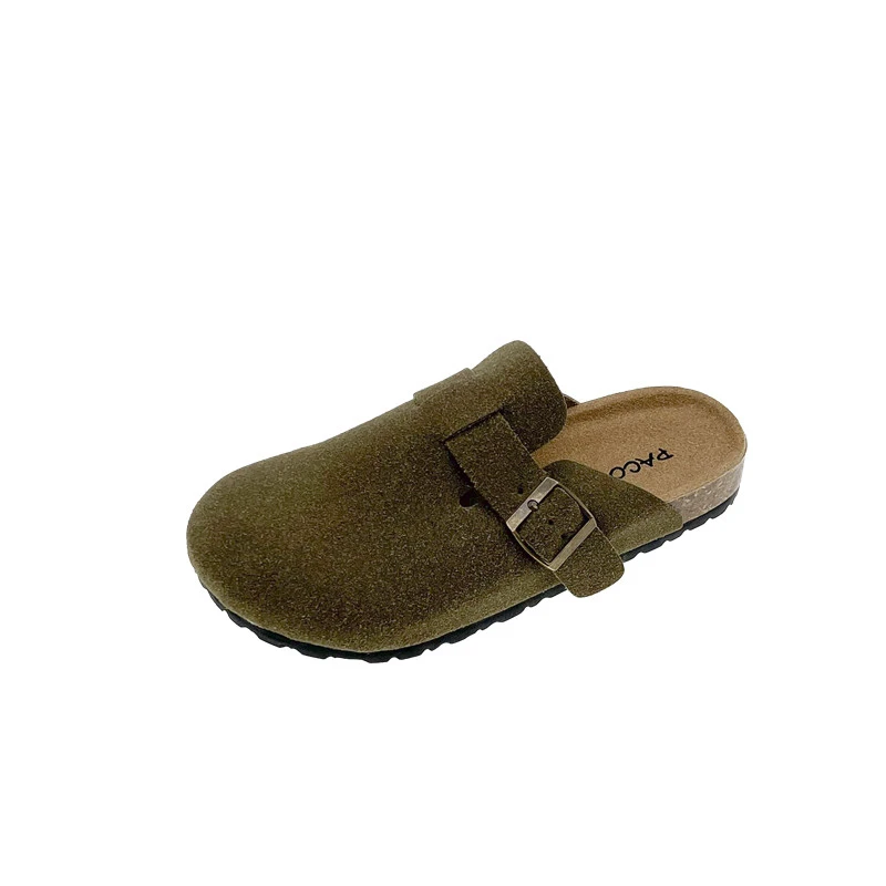 Women Sandals Fashion Suede Cork Insole Mules Slippers Women Adjustable Beach Flip flops
Women Sandals Fashion Suede Cork Insole Mules Slippers Women Adjustable Beach Flip flops