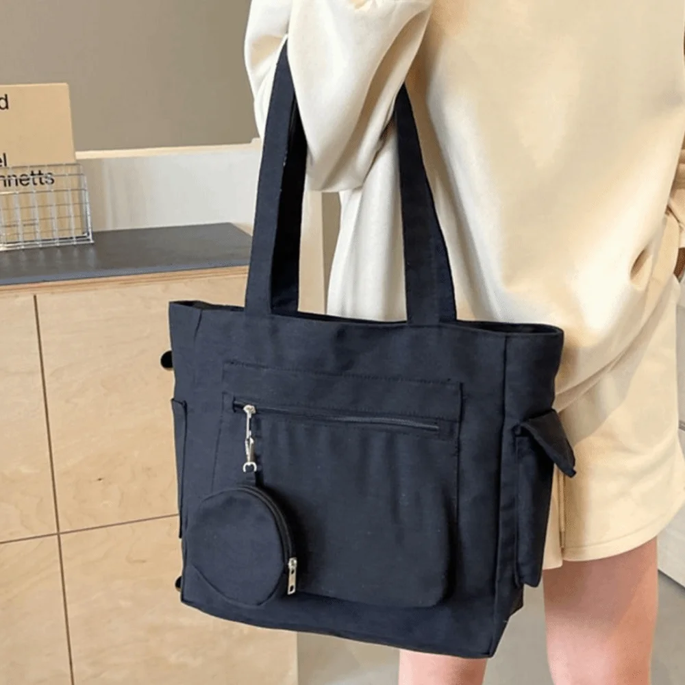 Solid Color Women's Shoulder Bag Simple Large Capacity Single-shoulder Bag Lightweight Portable Shopping Handbag Work Travel
Solid Color Women's Shoulder Bag Simple Large Capacity Single-shoulder Bag Lightweight Portable Shopping Handbag Work Travel