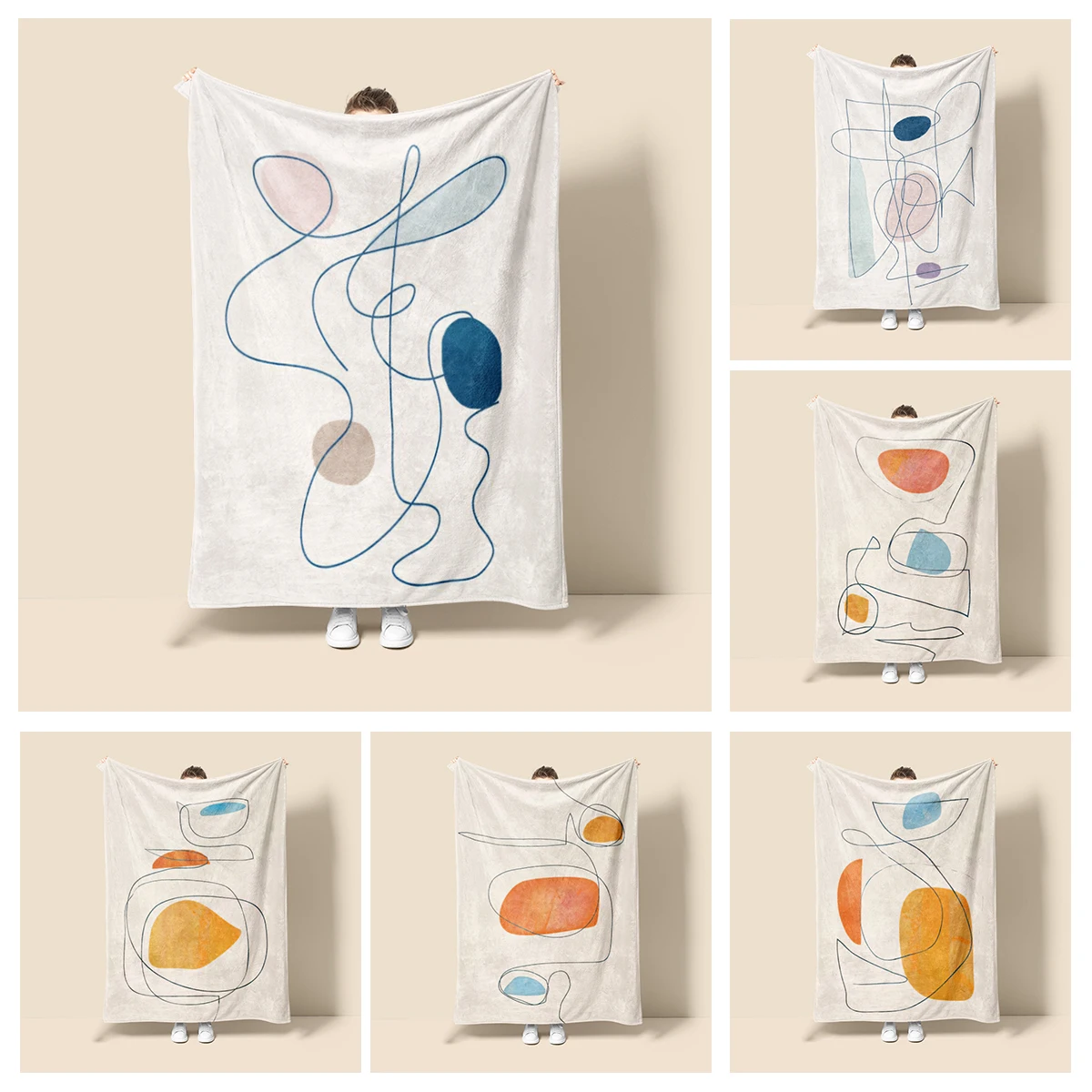 Home decoration plush Throw Sofa blanket Anime animals Bedspread bed fluffy soft blankets decor Plaid Modern morandi Abstract
Home decoration plush Throw Sofa blanket Anime animals Bedspread bed fluffy soft blankets decor Plaid Modern morandi Abstract