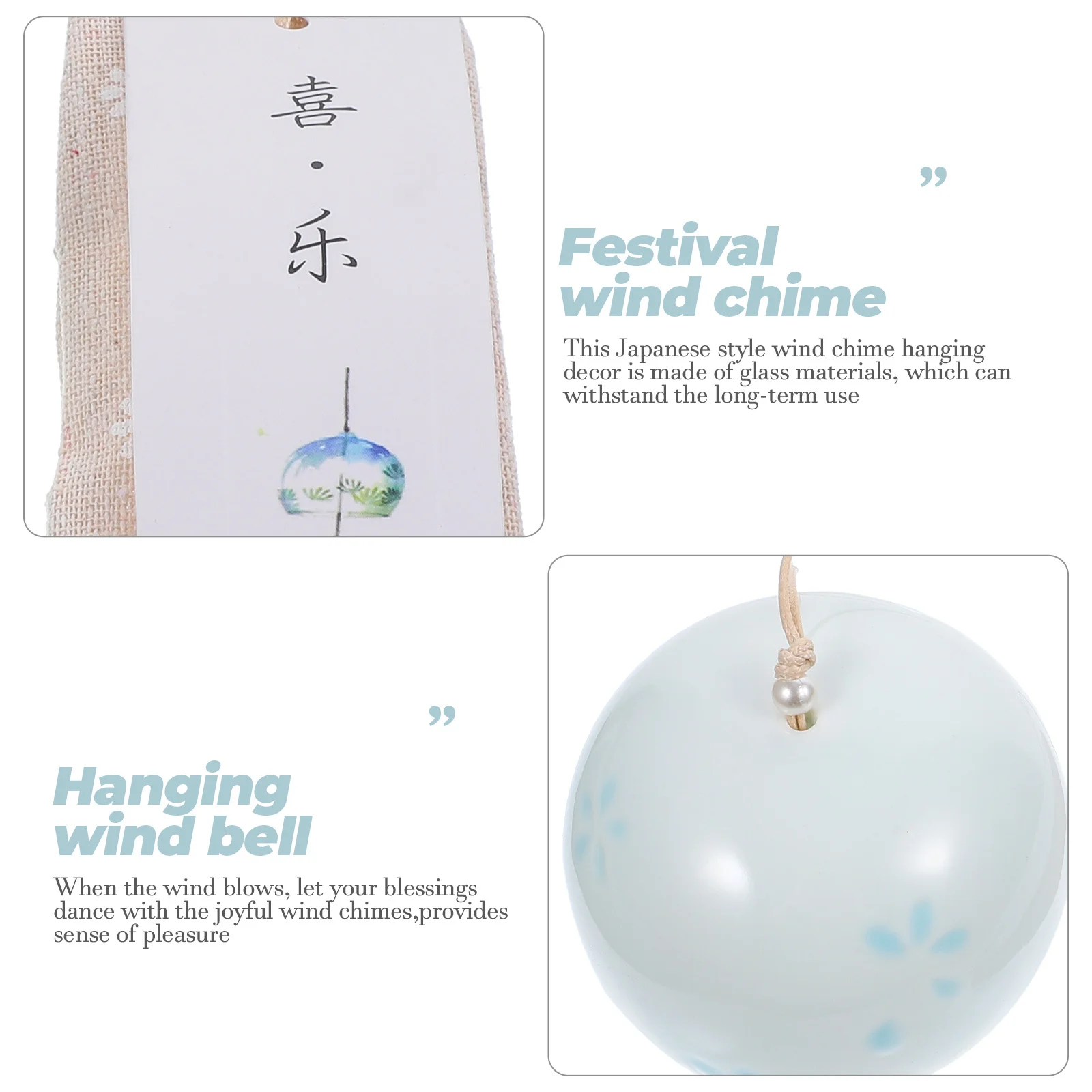 1Pcs Exquisite Ceramic Cherry Blossom Wind Chime Japanese Inspired Wind Bell Decorative Pendant for Home Office Space Decoration
1Pcs Exquisite Ceramic Cherry Blossom Wind Chime Japanese Inspired Wind Bell Decorative Pendant for Home Office Space Decoration