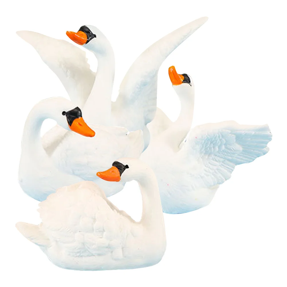4 Pcs Miniature White Swan Ornaments Resin Figures Delicate Desktop Decor Garden Swan Statue Home Decor Supplies
4 Pcs Miniature White Swan Ornaments Resin Figures Delicate Desktop Decor Garden Swan Statue Home Decor Supplies