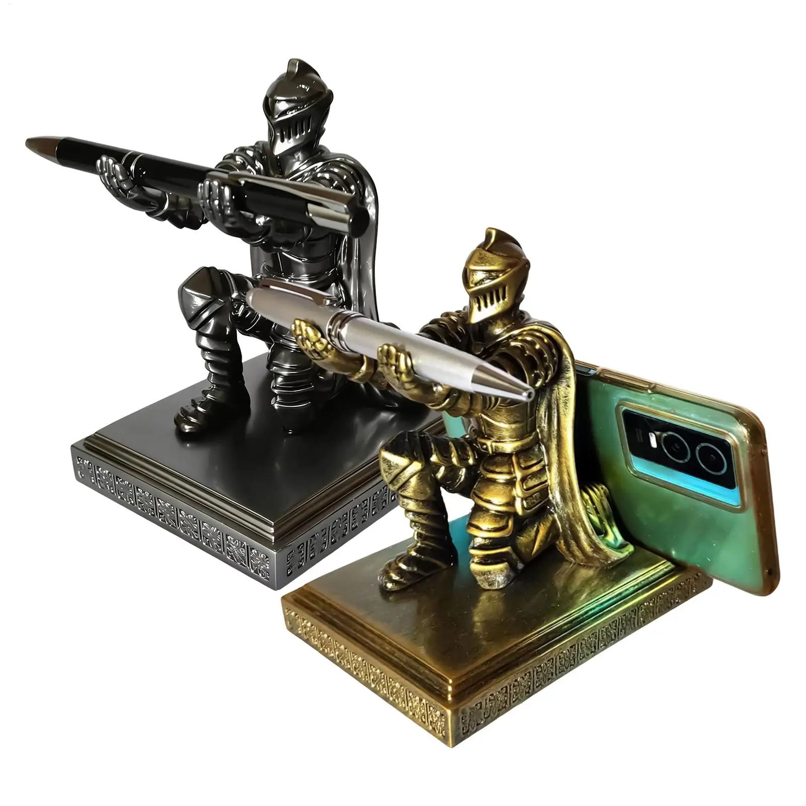 Подставка для ручек в стиле средневекового рыцаря, настольный органайзер в стиле замка для писателей, студентов, учителей, уникальный декор для домашнего офиса, коллекционный предмет
Подставка для ручек в стиле средневекового рыцаря, настольный органайзер в стиле замка для писателей, студентов, учителей, уникальный декор для домашнего офиса, коллекционный предмет