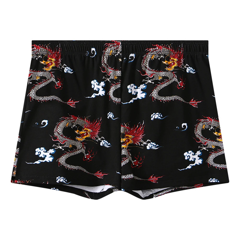 Men Cotton Comfortable Shorts Dragon Printed Breathable Boxer Briefs Underwear Middle Waist Panties Casual Loose Lingerie
Men Cotton Comfortable Shorts Dragon Printed Breathable Boxer Briefs Underwear Middle Waist Panties Casual Loose Lingerie