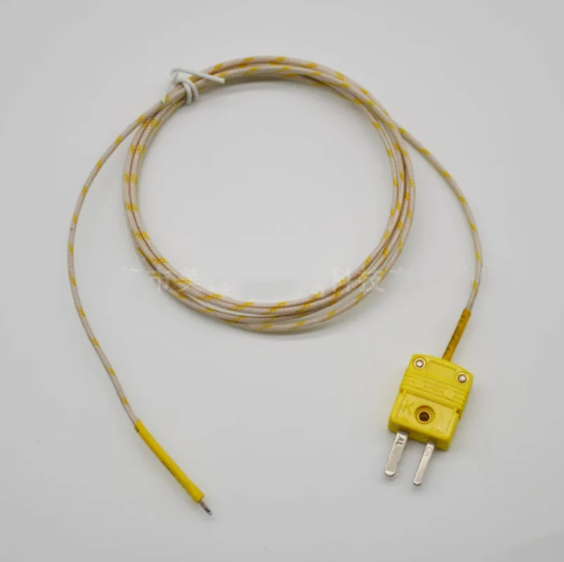 10pcs K-type thermocouple high-temperature wire HH-K-24 and SMPW-K Plug made of glass fiber with high precision 704 ℃
10pcs K-type thermocouple high-temperature wire HH-K-24 and SMPW-K Plug made of glass fiber with high precision 704 ℃