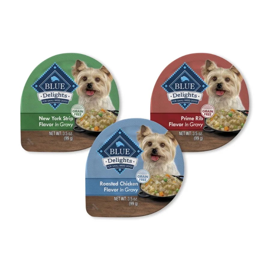 Delights Natural Adult Small Breed Wet Dog Food Cups, Pate Style, Chicken, Prime Rib and NY Strip 3.5-oz 24 Pack- 8 of Each Fla
Delights Natural Adult Small Breed Wet Dog Food Cups, Pate Style, Chicken, Prime Rib and NY Strip 3.5-oz 24 Pack- 8 of Each Fla