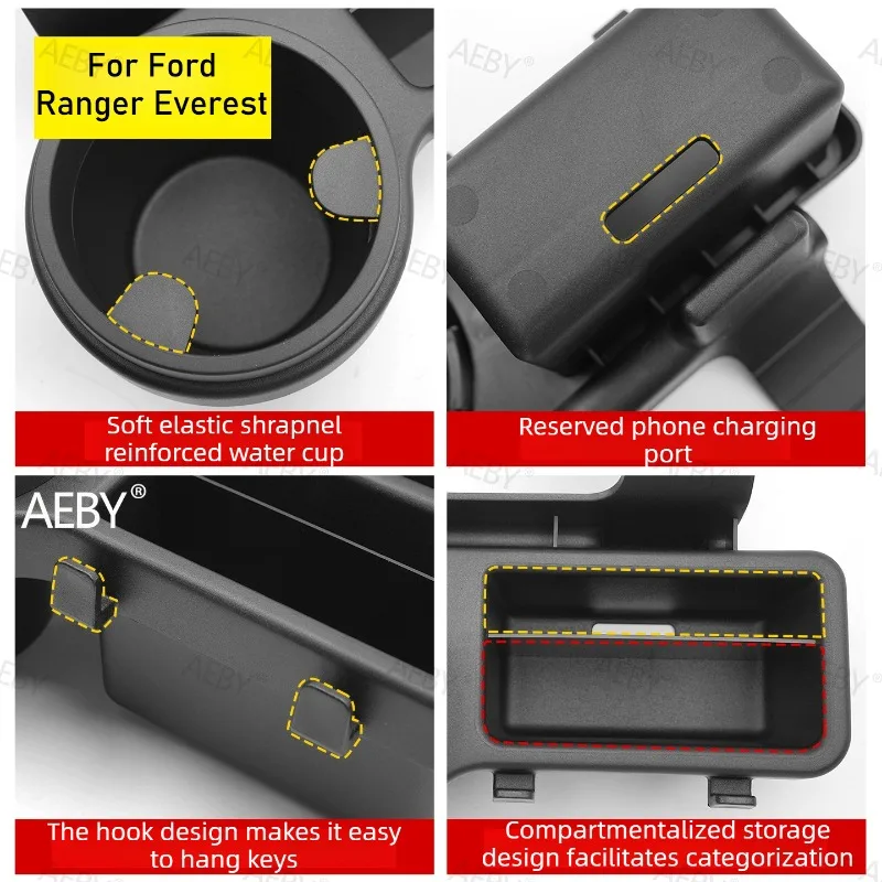 For Ford Ranger Everest 2022-2026 Large capacity car side door storage box,Multifunctional classification garbage box,interior
For Ford Ranger Everest 2022-2026 Large capacity car side door storage box,Multifunctional classification garbage box,interior
