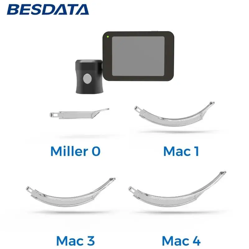 Портативный видеоларингоскоп BESDATA с HD ларингоскопом с 4 одноразовыми лезвиями
Портативный видеоларингоскоп BESDATA с HD ларингоскопом с 4 одноразовыми лезвиями
