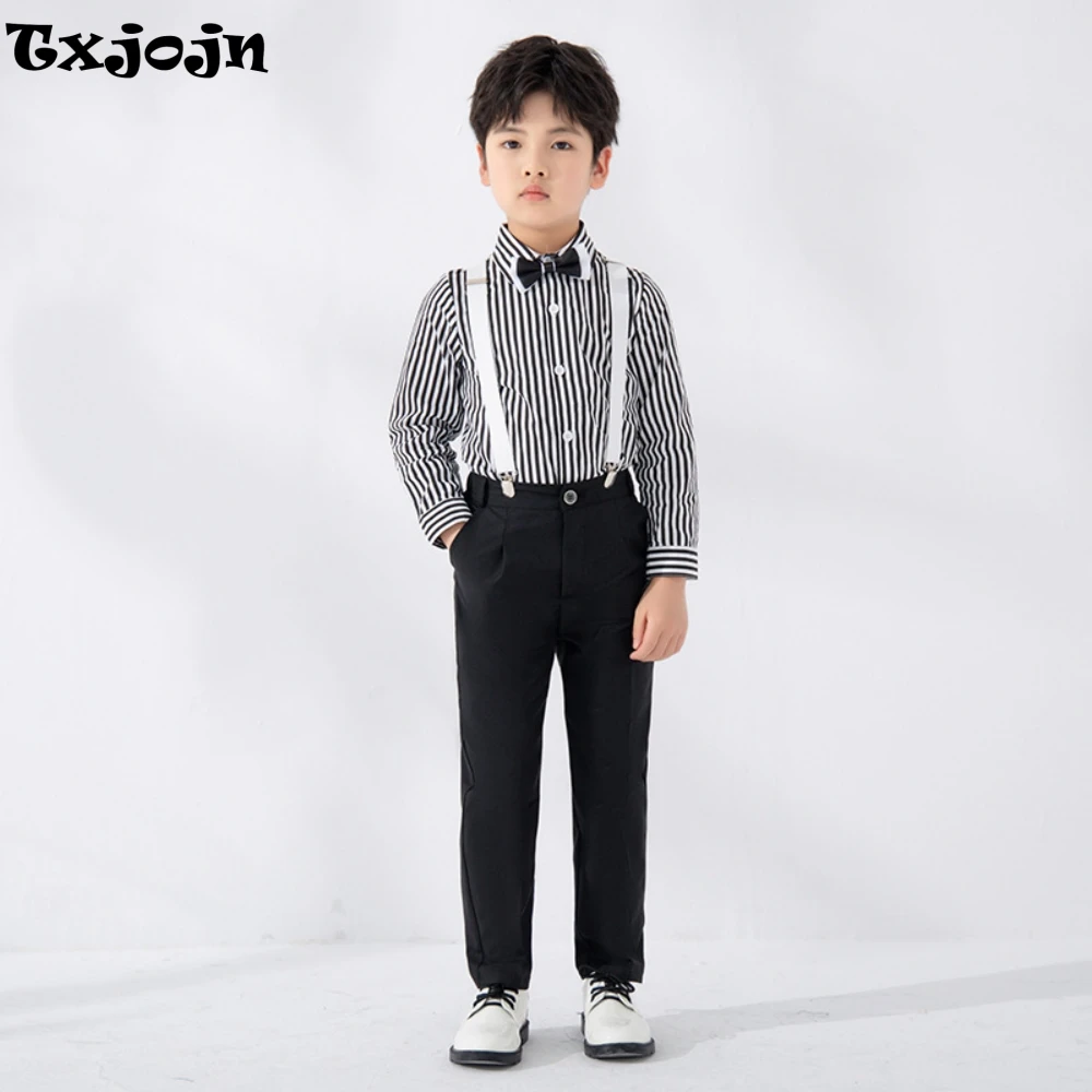 New Arrival Kids Formal Overalls Sets 4 Pieces Piano Contest Performance Spring Autumn Boys Jumpsuit Daily School Life In Stock
New Arrival Kids Formal Overalls Sets 4 Pieces Piano Contest Performance Spring Autumn Boys Jumpsuit Daily School Life In Stock