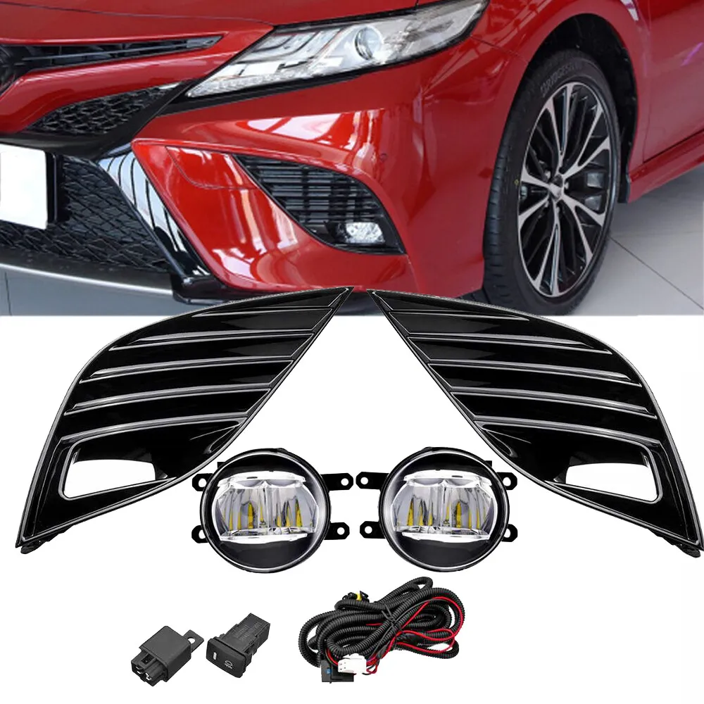For 2018-2020 Toyota Camry Hybrid SE XSE LED Bumper Fog Lights Lamps w/ Switch
For 2018-2020 Toyota Camry Hybrid SE XSE LED Bumper Fog Lights Lamps w/ Switch