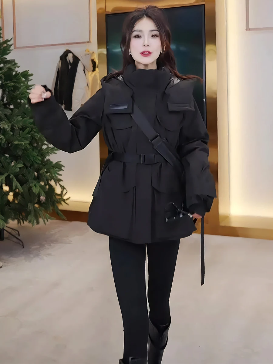 Женская утепленная зимняя парка-пуховик белого цвета, ультратеплая, морозостойкая, для поездок на работу
Женская утепленная зимняя парка-пуховик белого цвета, ультратеплая, морозостойкая, для поездок на работу