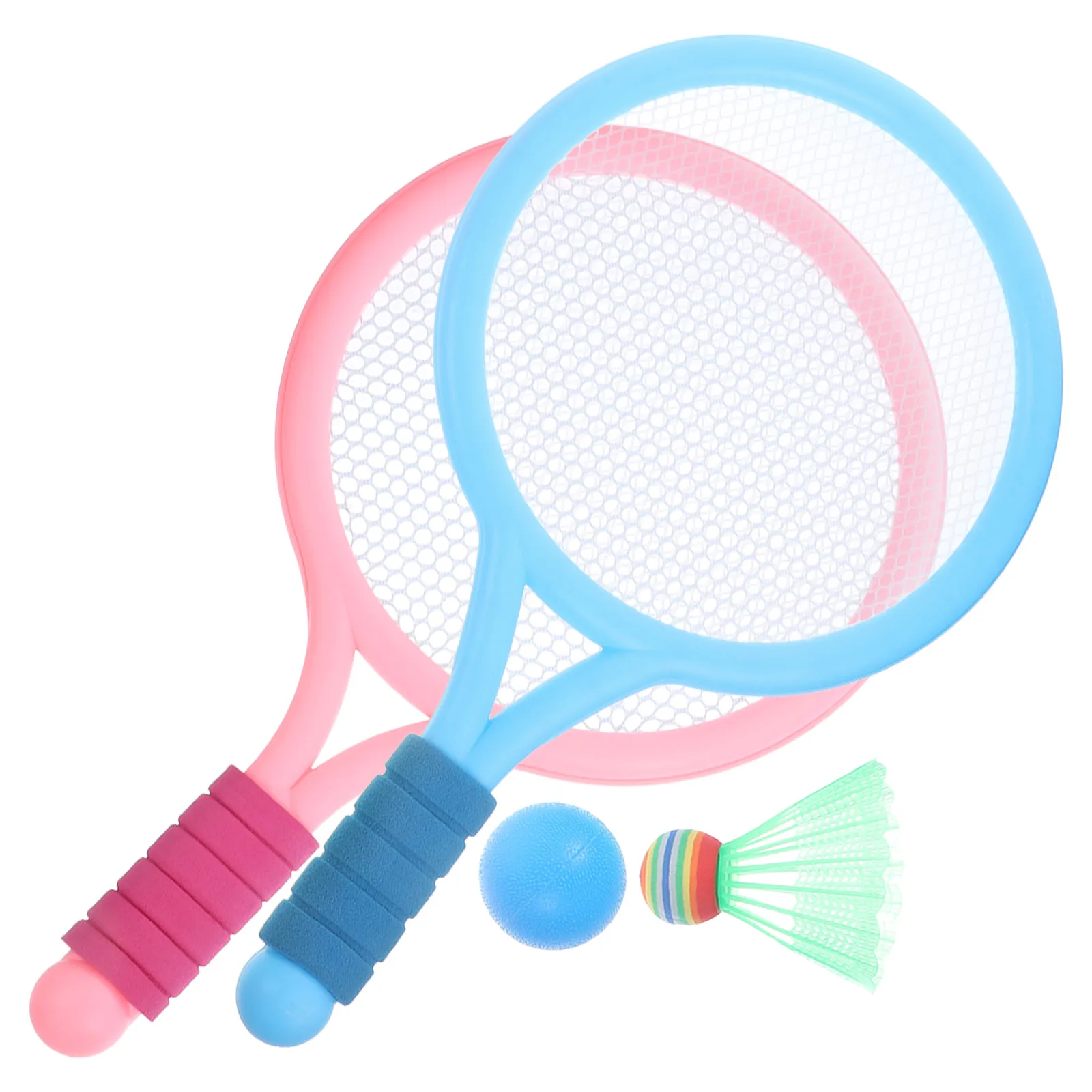 1 set 2 Kids Set Badminton Set Blue Pink Color Sports Tennis Rackets 2 Balls PVC EVA Sports Racket With Balls Material Toy
1 set 2 Kids Set Badminton Set Blue Pink Color Sports Tennis Rackets 2 Balls PVC EVA Sports Racket With Balls Material Toy