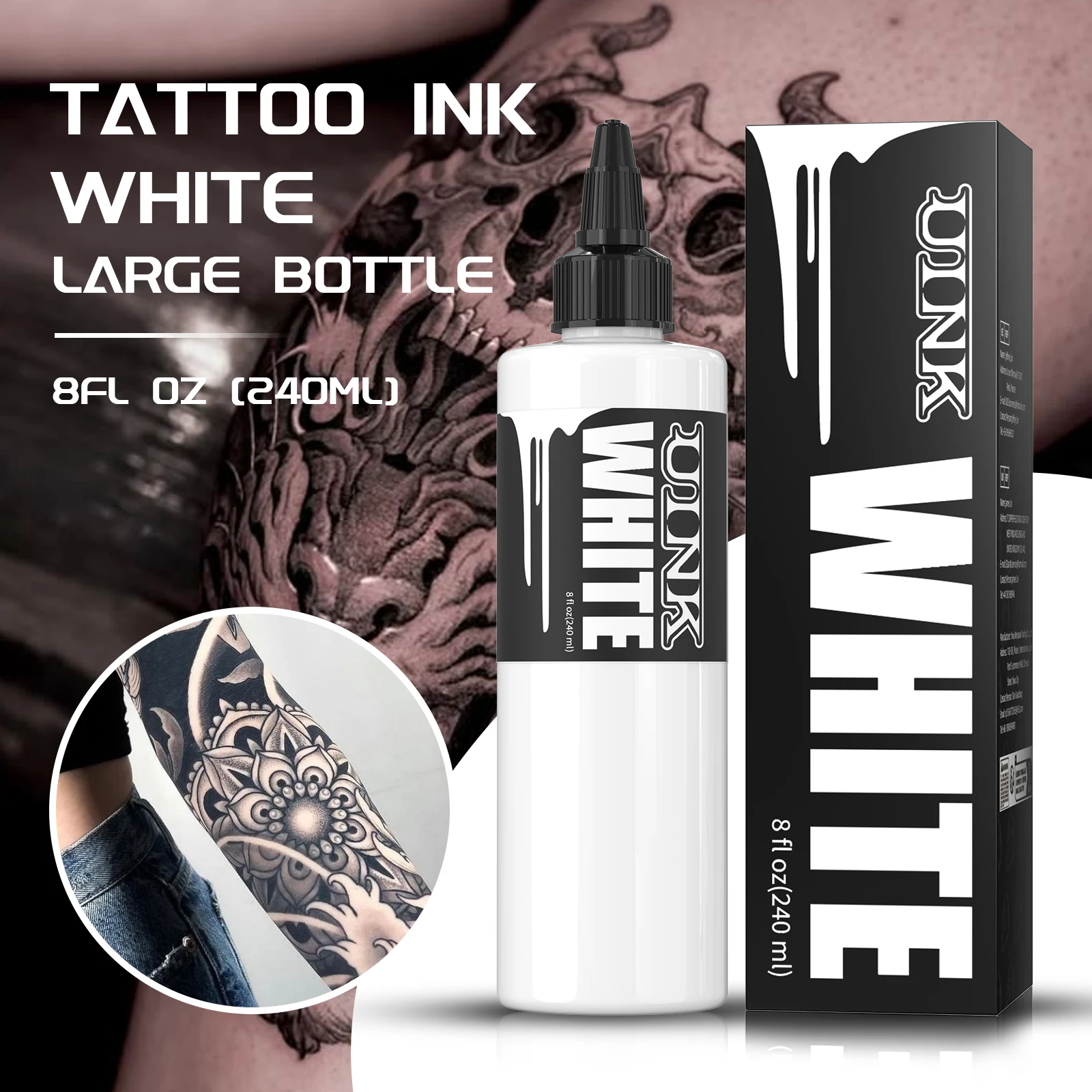 UINK Dynamic Ink Tattoo Ink 8oz (240ml) Makeup Studio Tattoo Pigment Works for Practice Supplies Professional Official Pigment
UINK Dynamic Ink Tattoo Ink 8oz (240ml) Makeup Studio Tattoo Pigment Works for Practice Supplies Professional Official Pigment