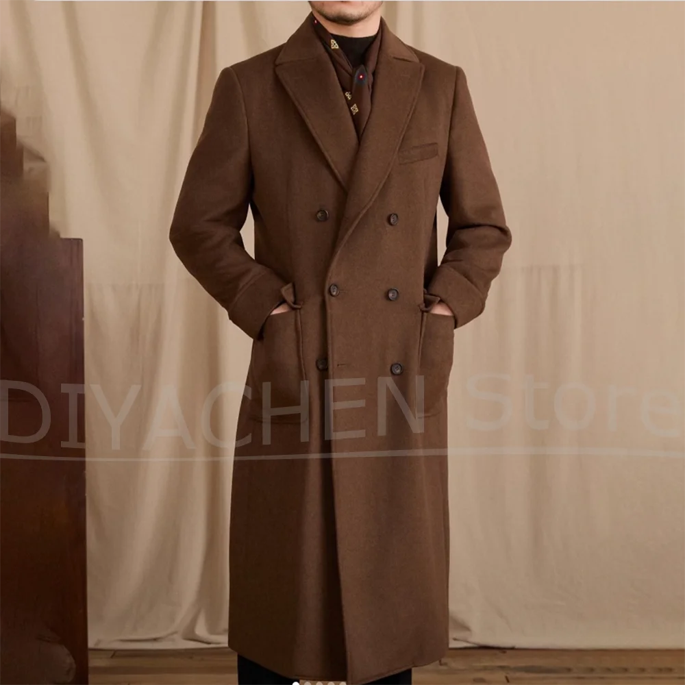 Мужское длинное пальто из смеси шерсти, двубортная официальная верхняя одежда, деловая повседневная модная элегантная куртка для вечеринок с остроконечными лацканами, цельная
Мужское длинное пальто из смеси шерсти, двубортная официальная верхняя одежда, деловая повседневная модная элегантная куртка для вечеринок с остроконечными лацканами, цельная
