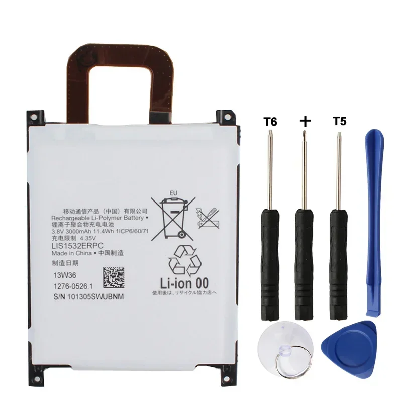 Production in 2024 Replacement Battery LIS1532ERPC For SONY Xperia Z1 L39T L39U Rechargeable Phone Batteries 3000mAh
Production in 2024 Replacement Battery LIS1532ERPC For SONY Xperia Z1 L39T L39U Rechargeable Phone Batteries 3000mAh