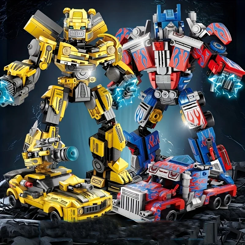 2-in-1 Mecha Robot Car Building Toy,Move the joint,Push the moving wheels,Mechanical Mecha Building Blocks-Perfect for birthday
2-in-1 Mecha Robot Car Building Toy,Move the joint,Push the moving wheels,Mechanical Mecha Building Blocks-Perfect for birthday