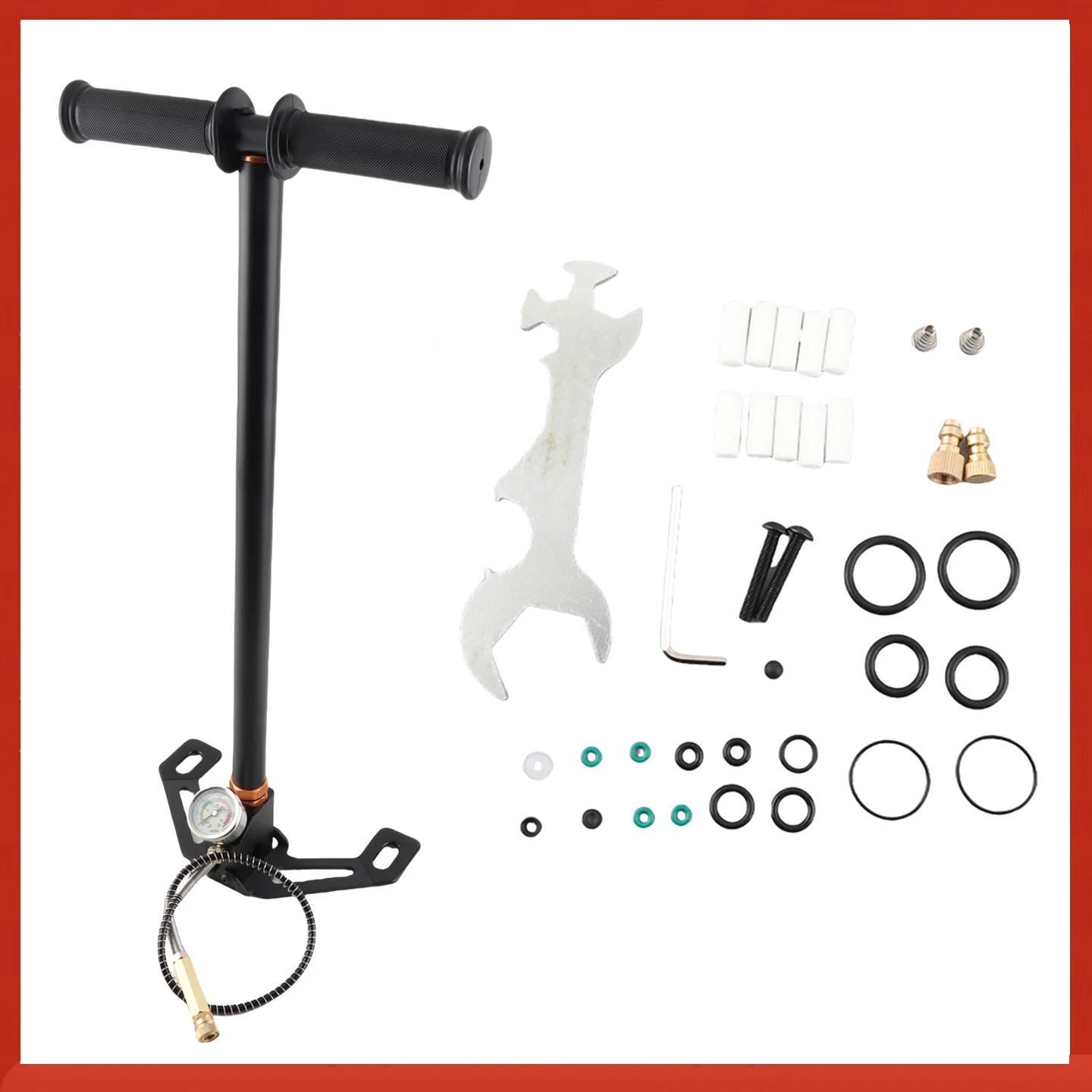 High Pressure Pump Folding Water Cooled Manual Pump PCP Air Compressor 40MPA with Oil-Water Separator for High Pressure Gas
High Pressure Pump Folding Water Cooled Manual Pump PCP Air Compressor 40MPA with Oil-Water Separator for High Pressure Gas