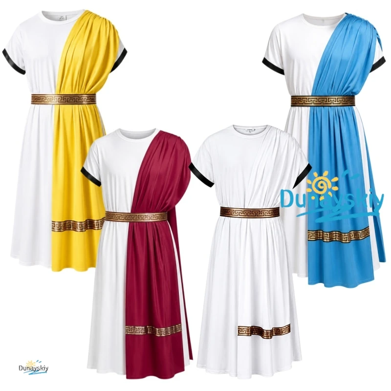 Medieval revival robe cosplay costume, ancient Greek 4styles Roman warrior outfit Halloween Party
Medieval revival robe cosplay costume, ancient Greek 4styles Roman warrior outfit Halloween Party