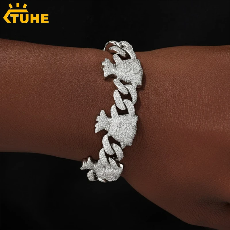 Мужской браслет Iced Out в стиле хип-хоп с кубическим цирконием, медная основа, 18-каратное позолоченное ювелирное изделие
Мужской браслет Iced Out в стиле хип-хоп с кубическим цирконием, медная основа, 18-каратное позолоченное ювелирное изделие