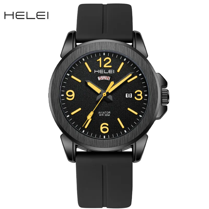 Latest Design Men’s Waterproof Quartz Watch Durable Silicone Strap Luminous Hands Easy Read Fashion Casual Classic WristWatch
Latest Design Men’s Waterproof Quartz Watch Durable Silicone Strap Luminous Hands Easy Read Fashion Casual Classic WristWatch