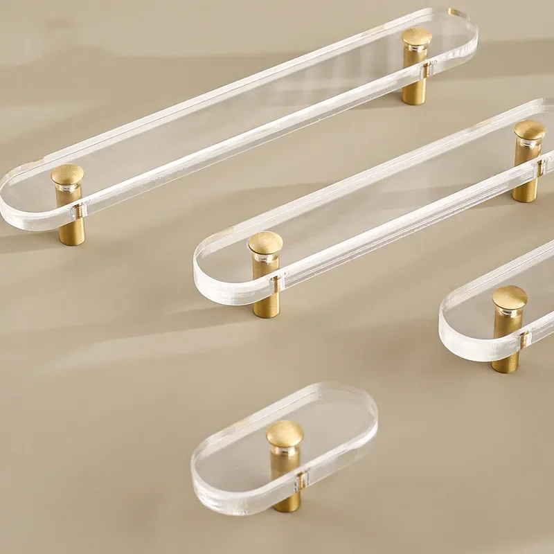 Simple Acrylic Flat Brass Handle Acrylic Cabinet Door Drawer Handle Light Luxury Brass Wardrobe Small Handle Household Hardware
Simple Acrylic Flat Brass Handle Acrylic Cabinet Door Drawer Handle Light Luxury Brass Wardrobe Small Handle Household Hardware