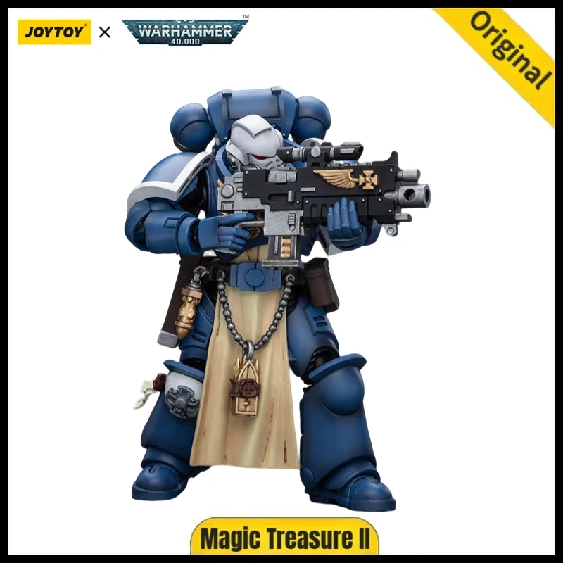【JOYTOY】Warhammer 40K 1/18 Action Figure Ultramarines Sternguard Veteran with Bolt Rifle H121mm
【JOYTOY】Warhammer 40K 1/18 Action Figure Ultramarines Sternguard Veteran with Bolt Rifle H121mm