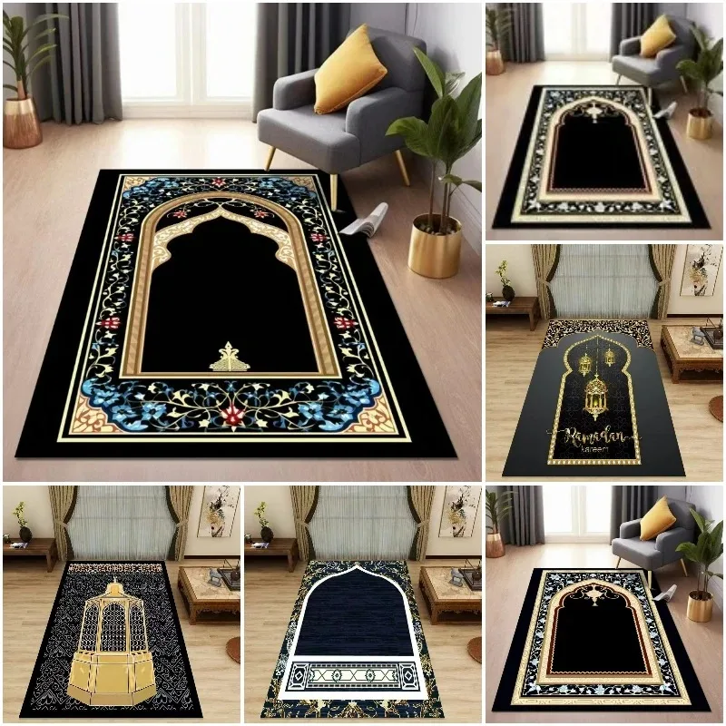 Authentic Ethnic Muslim Prayer Rug Living Room Decor Anti-Slip Carpets Bedroom Soft Rug Entrance Doormat Cultural Muslim Carpet
Authentic Ethnic Muslim Prayer Rug Living Room Decor Anti-Slip Carpets Bedroom Soft Rug Entrance Doormat Cultural Muslim Carpet