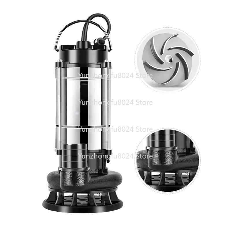 Stainless Steel Submersible Pump Agricultural Sewage Pump Drainage Irrigation Underwater Sewage Self-priming Pump
Stainless Steel Submersible Pump Agricultural Sewage Pump Drainage Irrigation Underwater Sewage Self-priming Pump