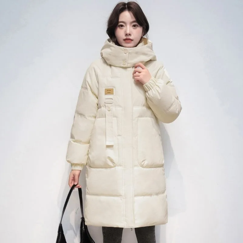 2023 New Women Down Cotton Coat Winter Jacket Female Mid Length Version Parkas Loose Thick Warm Outwear Hooded Fashion Overcoat
2023 New Women Down Cotton Coat Winter Jacket Female Mid Length Version Parkas Loose Thick Warm Outwear Hooded Fashion Overcoat
