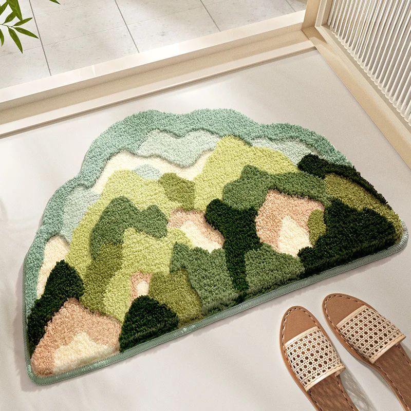 Irregular Tufted 3D Moss Forest Bedroom Rug Green Plant Flower Door Bedside Mat Fluffy Foot Carpet Floor Pad Home Room Decor
Irregular Tufted 3D Moss Forest Bedroom Rug Green Plant Flower Door Bedside Mat Fluffy Foot Carpet Floor Pad Home Room Decor