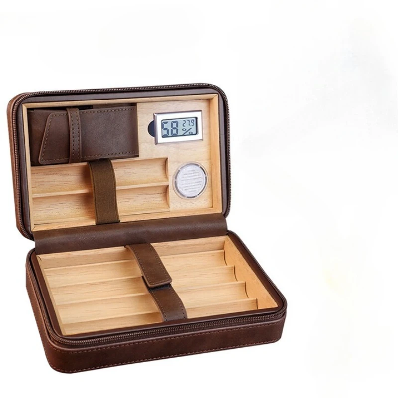 Cigar Box Portable Cigar Moisturizer Cedar Wood Portable Travel Bag Large Capacity Cigars Bag Tool Accessories
Cigar Box Portable Cigar Moisturizer Cedar Wood Portable Travel Bag Large Capacity Cigars Bag Tool Accessories